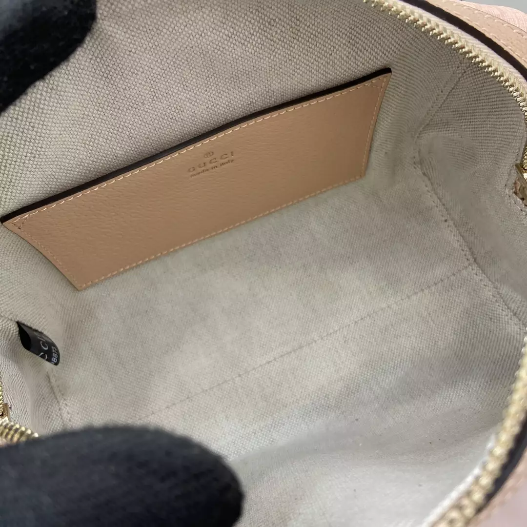 Ophidia GG Super Mini Bag in Pink GG Supreme - Repbags.ru - Image 10