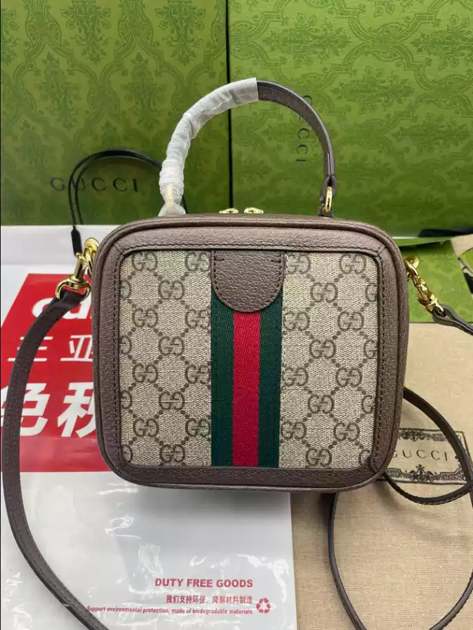 Ophidia GG Mini Top Handle Bag - Image 4