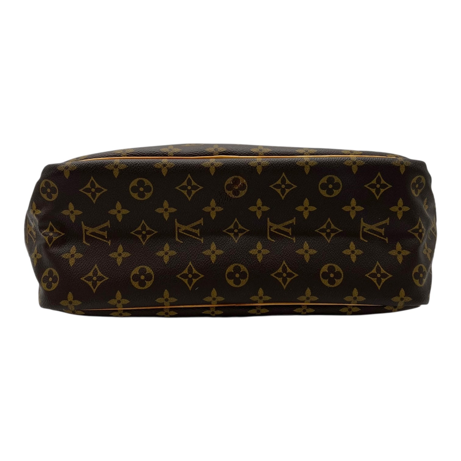 Deauville Top Handle Bag Brown in Monogram Coated Canvas, Gold hardware - Image 6