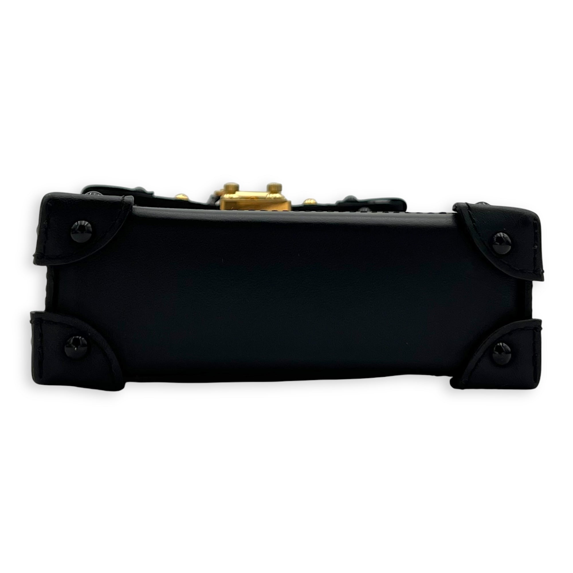 Trunk Crossbody Bag Ballerina in Epi Leather, Gold hardware - Image 6