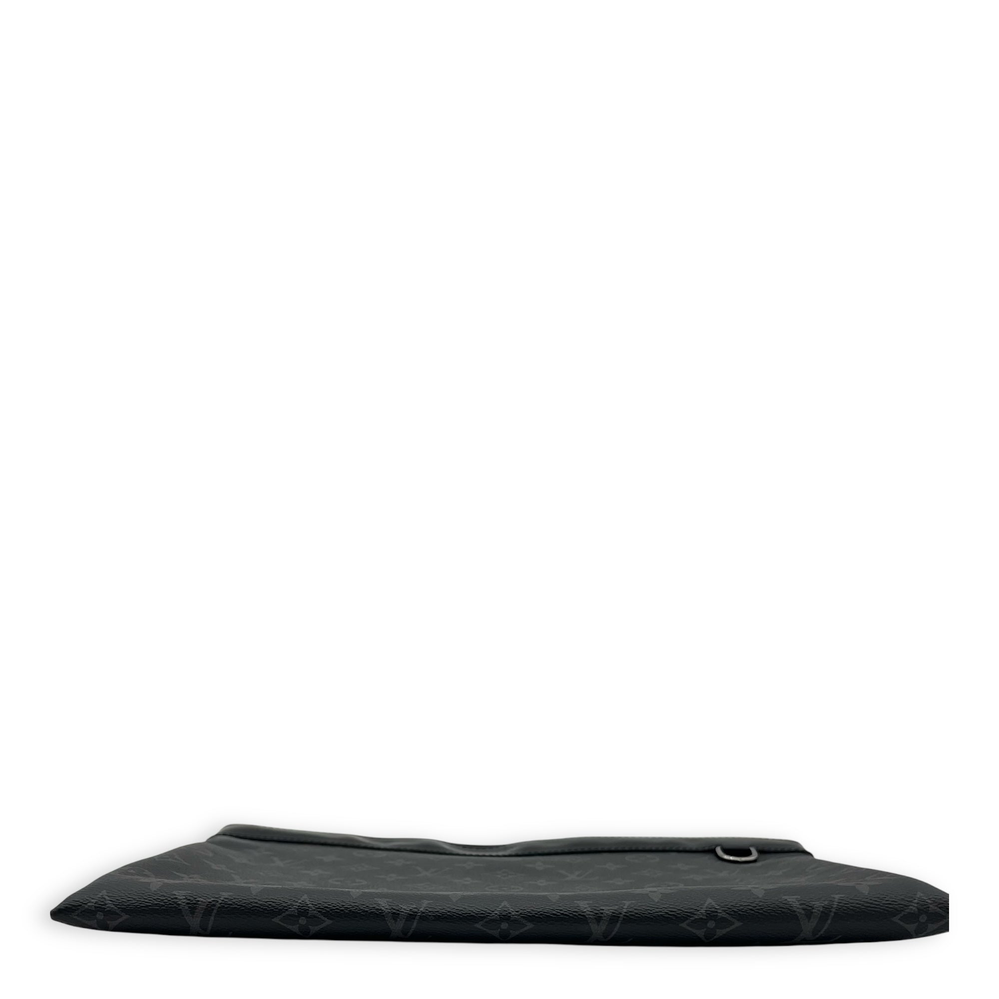 Discovery Pouch Grey in Monogram Coated Canvas, Silver hardware - Image 6