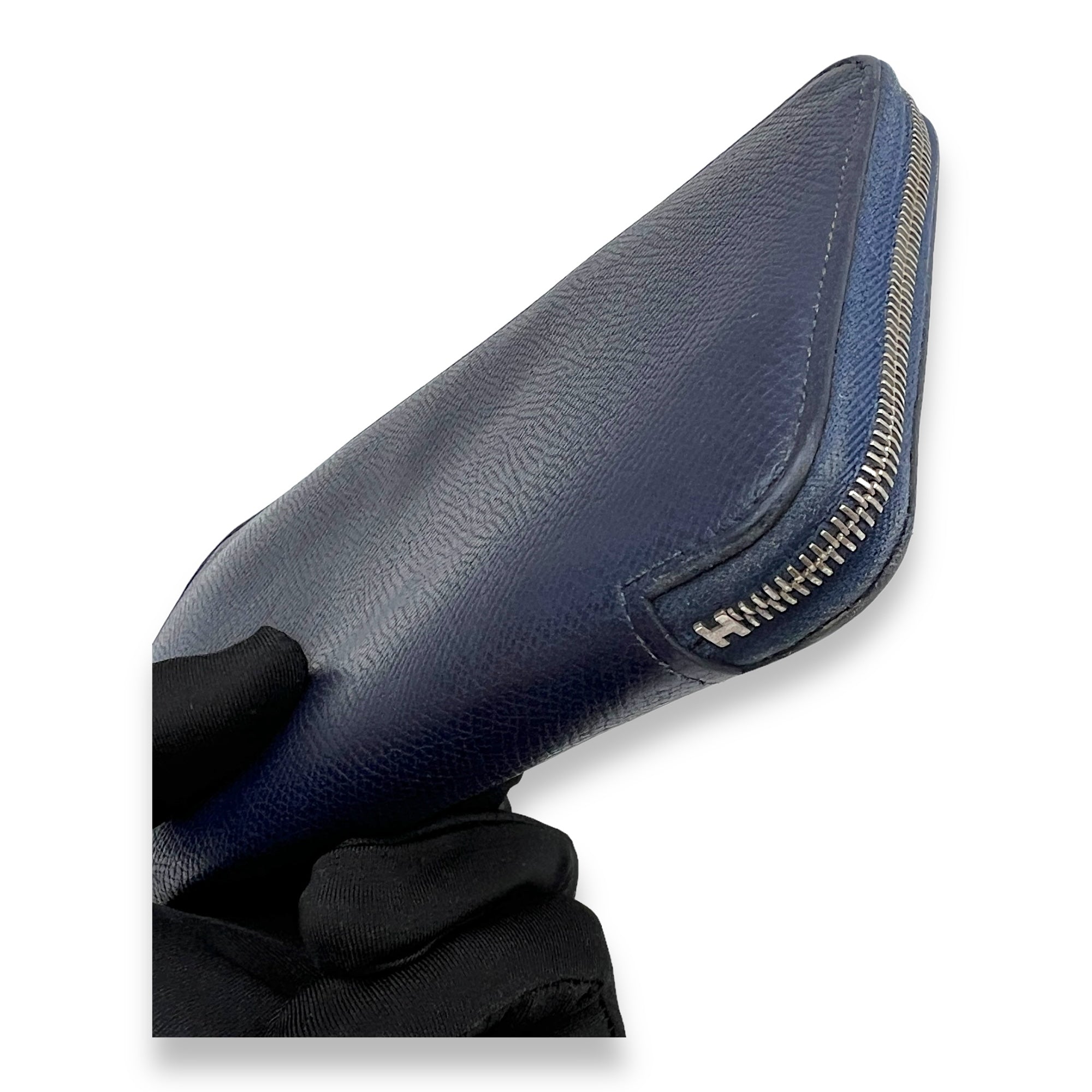 Silk In Long Blue in Epsom, Palladium hardware - Image 7