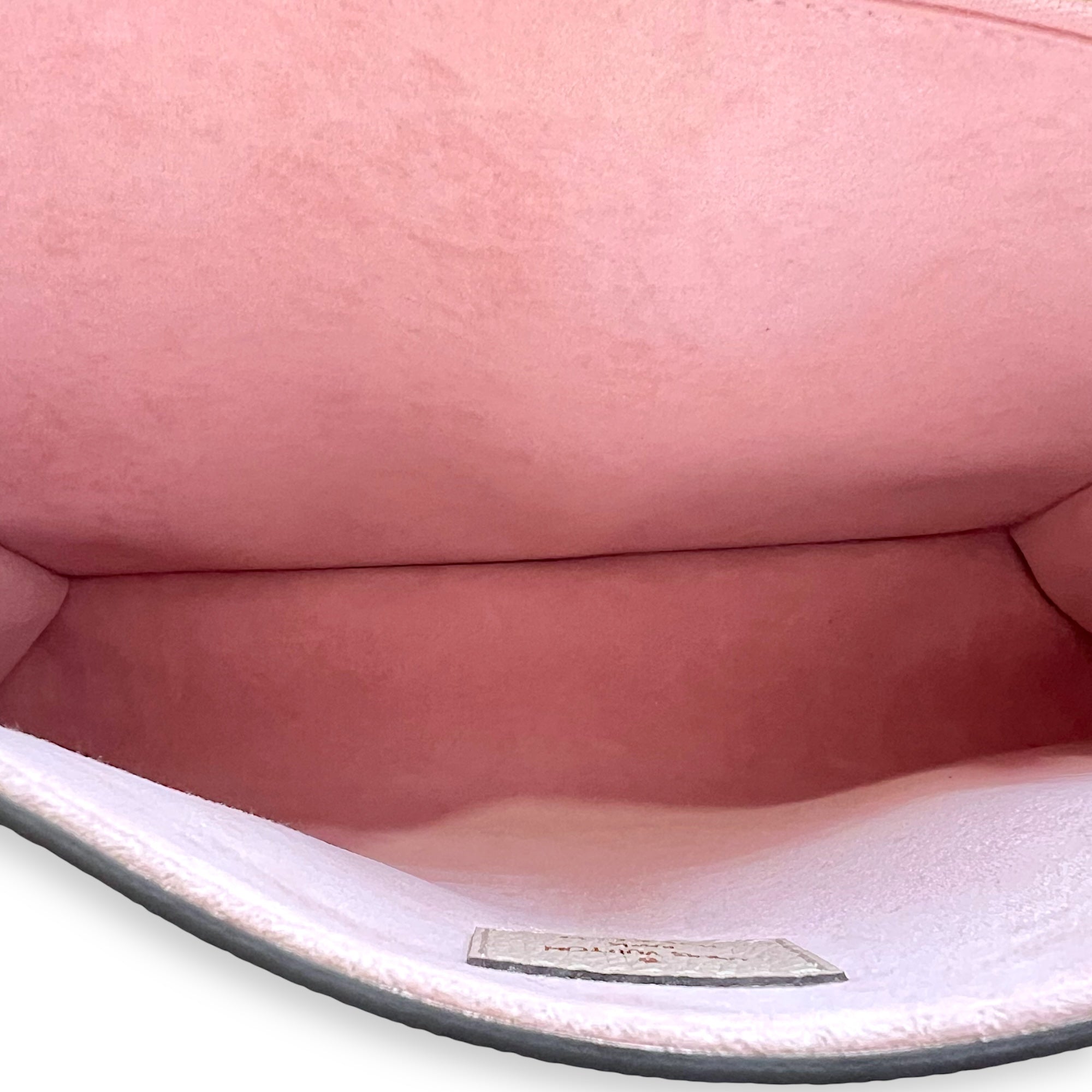 Lock Me Beige Tote Bag in Taurillon Leather, Gold hardware - Image 8