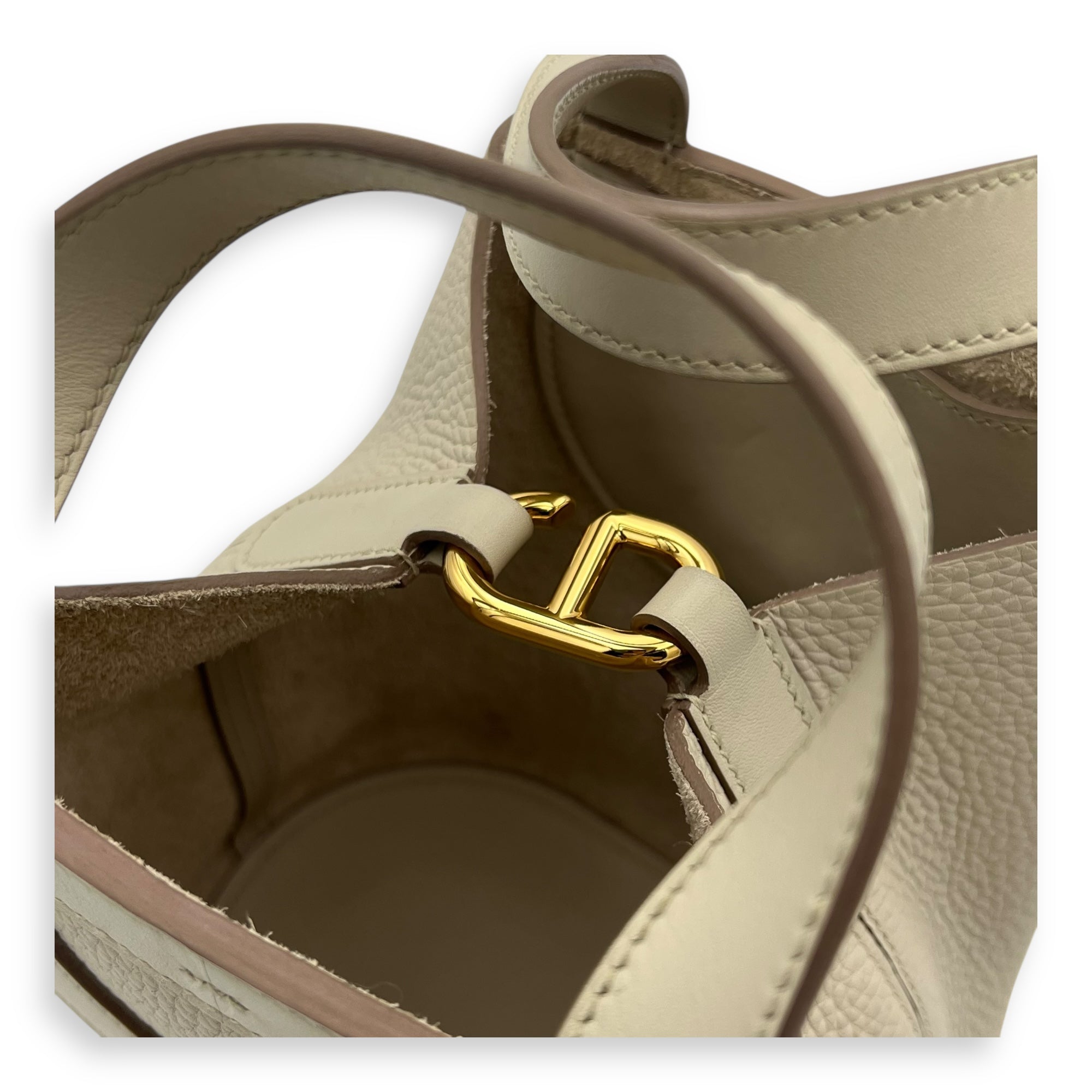 In The Loop 18 Beige Marfa in Clemence/Swift, Gold hardware - Image 9