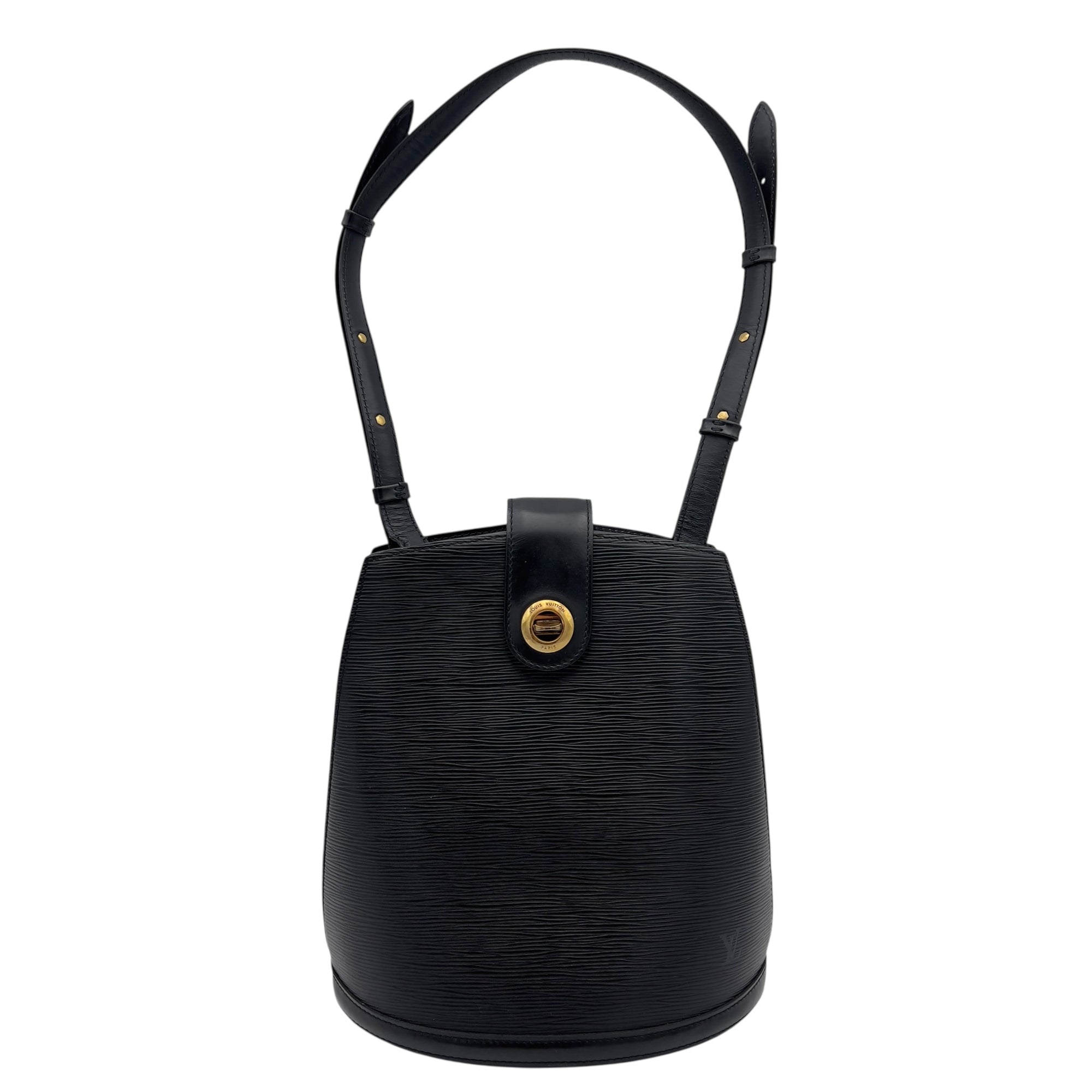 Cluny Vintage Shoulder Bag in Epi Leather, Gold hardware - Image 10