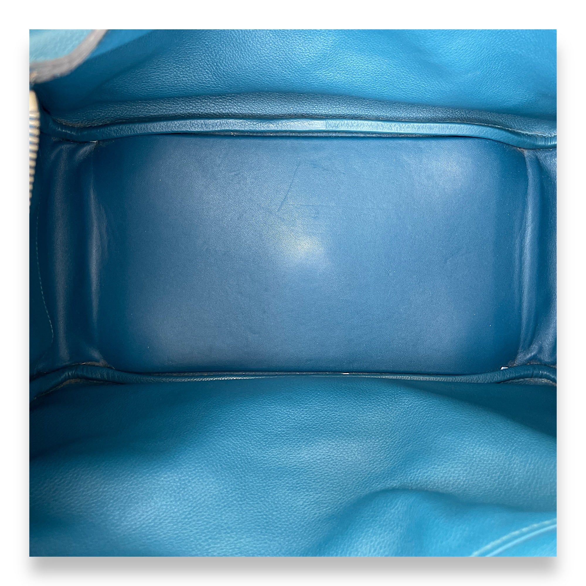 Lindy 34 Bleu Izmir in Evercolor, Palladium hardware - Image 14