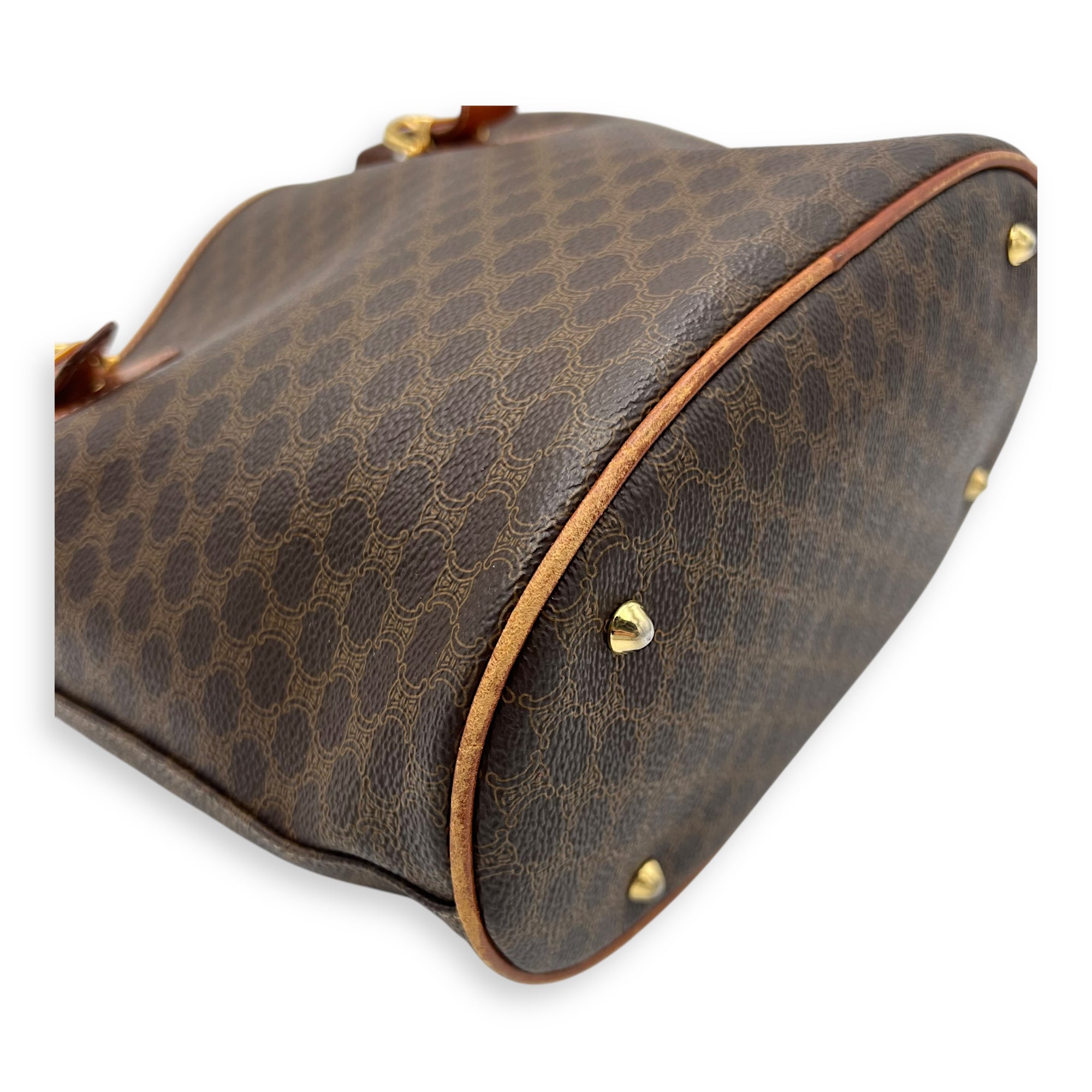 Macadam Shoulder Bag Brown in Coated Canvas, Gold hardware - Image 13