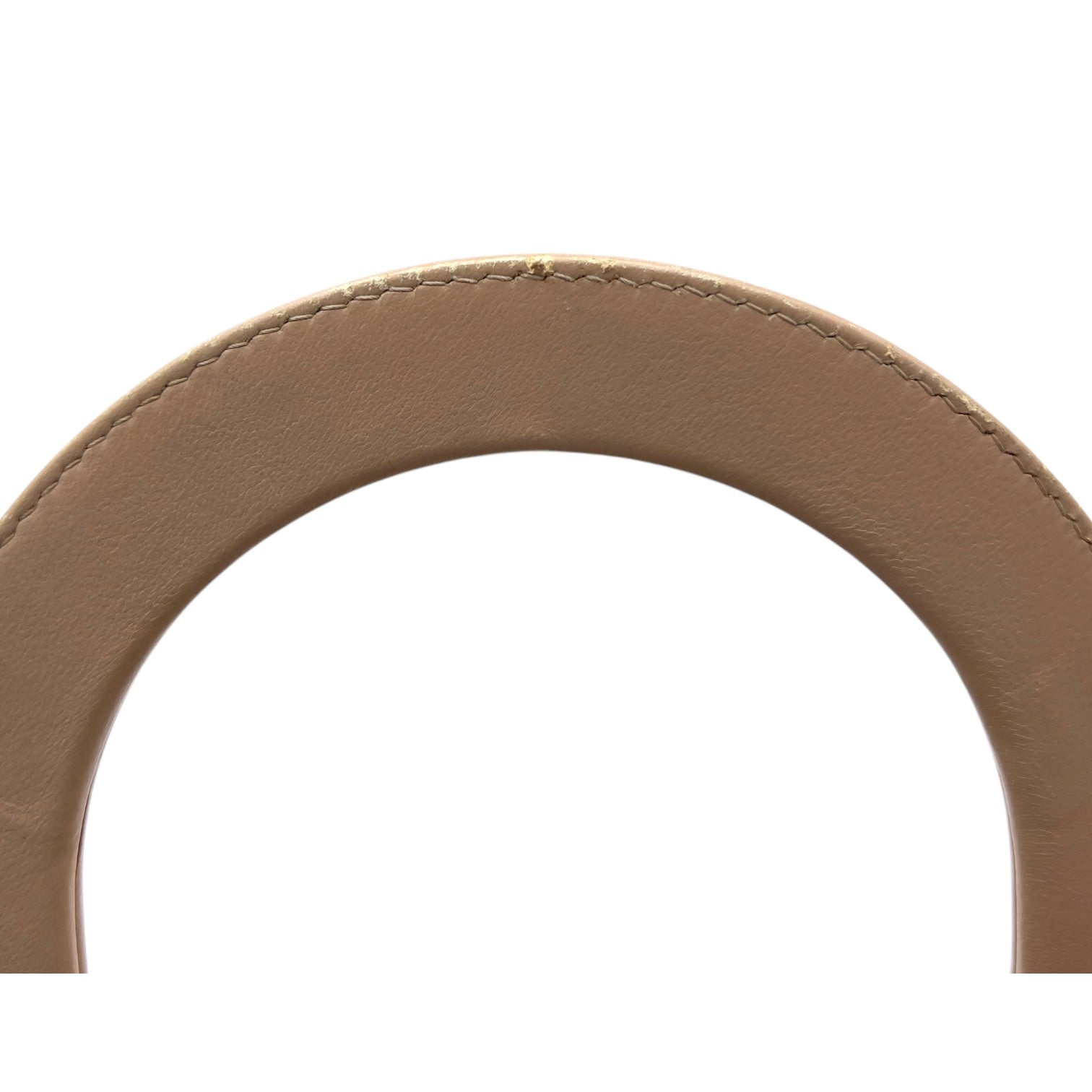 Lady Dior Top Handle Bag Beige in Lambskin, Gold hardware - Image 10