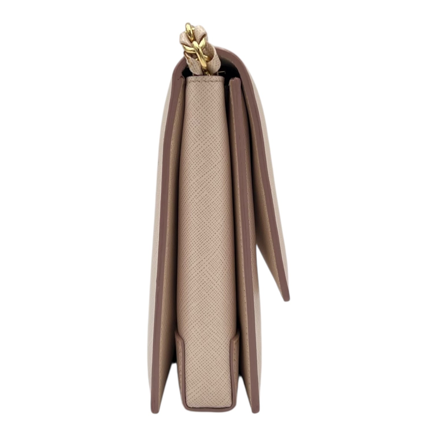 Vara Bow Pink Crossbody Bag in Calfskin, Gold hardware - Image 4