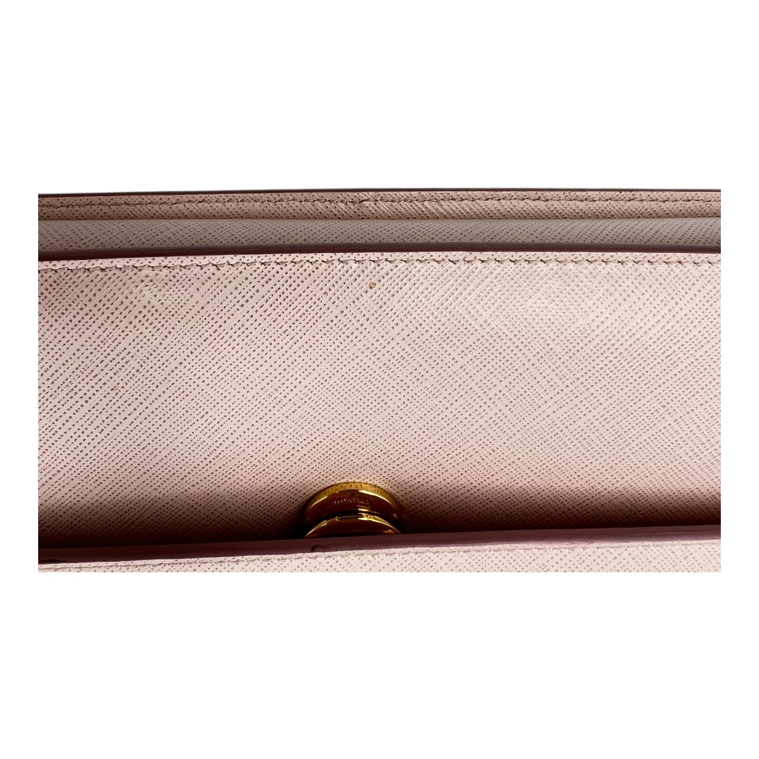 Vara Bow Pink Crossbody Bag in Calfskin, Gold hardware - Image 8