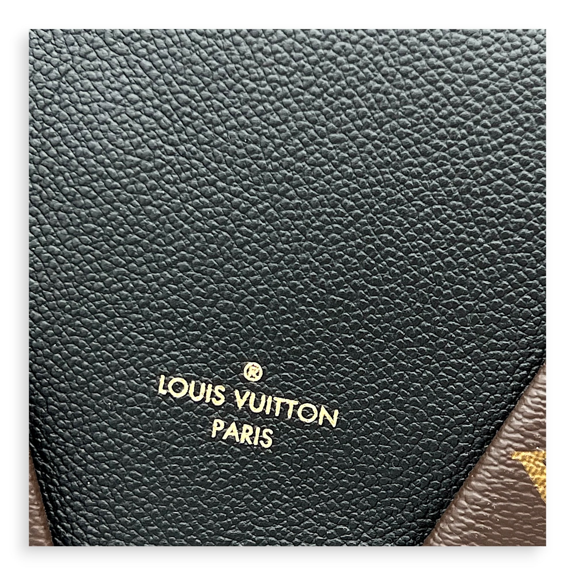 V tote bag Top Handle Bag Black in Monogram Coated Canvas, Gold hardware - Image 7