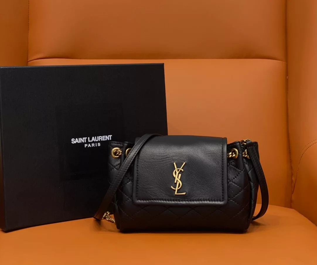 Saint Laurent Mini Nolita in Lambskin - Image 3