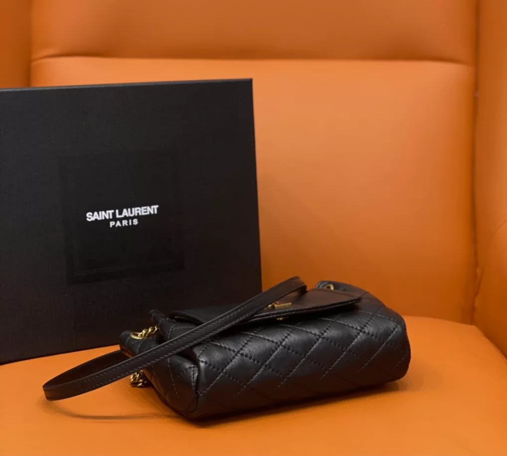 Saint Laurent Mini Nolita in Lambskin - Image 9