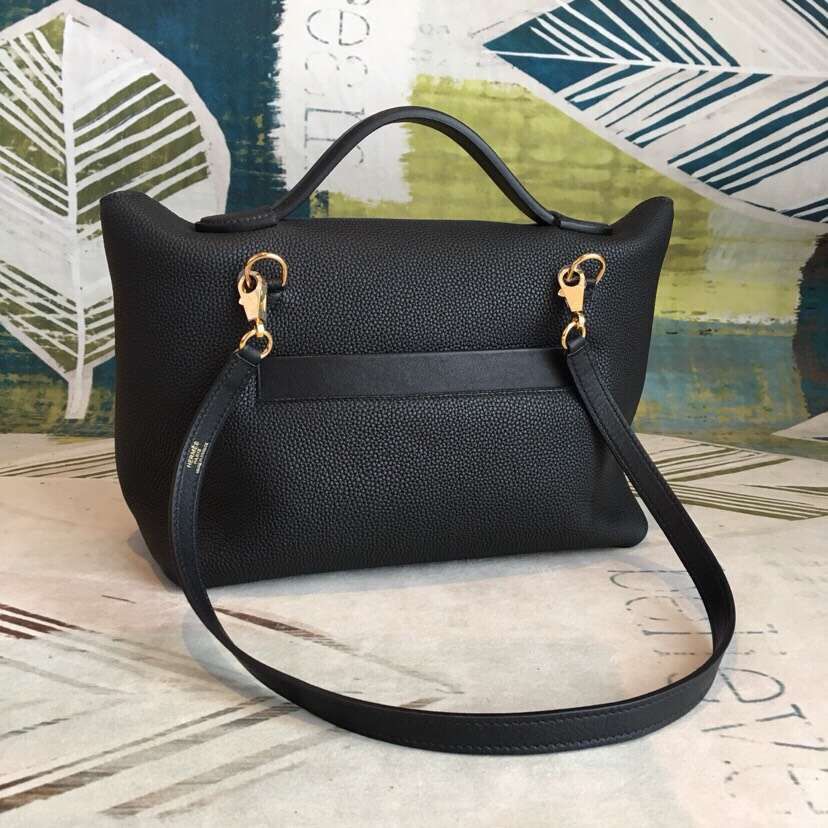 Hermes 24/24 29 Bag In Black Clemence Calfskin - Image 3