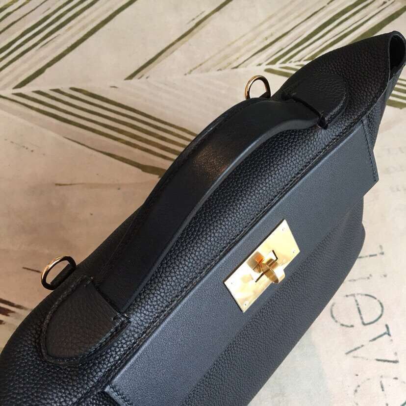 Hermes 24/24 29 Bag In Black Clemence Calfskin - Image 4