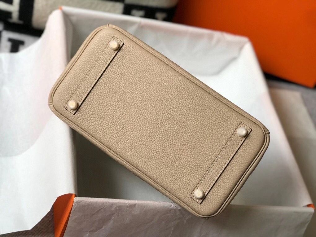 Hermes Birkin 30cm Bag In Trench Clemence Leather GHW - Image 6