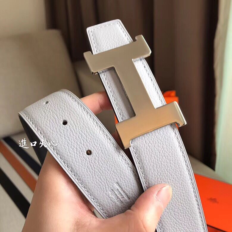 Hermes Constance Belt Buckle & Perle Clemence 38 MM Strap - Image 4