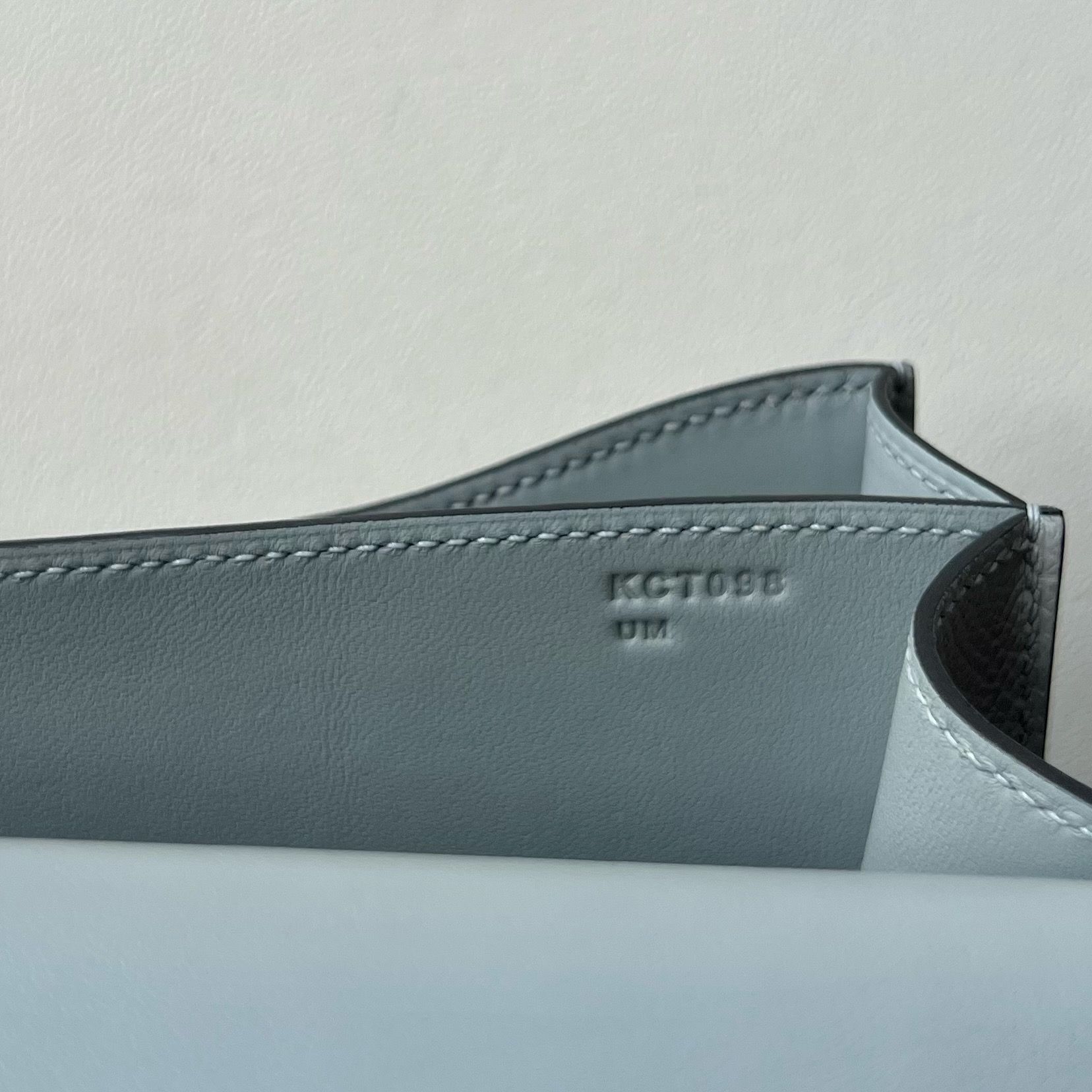 Hermes Constance 1-18 Mirror Bag in Blue Glacier Epsom Calfskin - Image 8