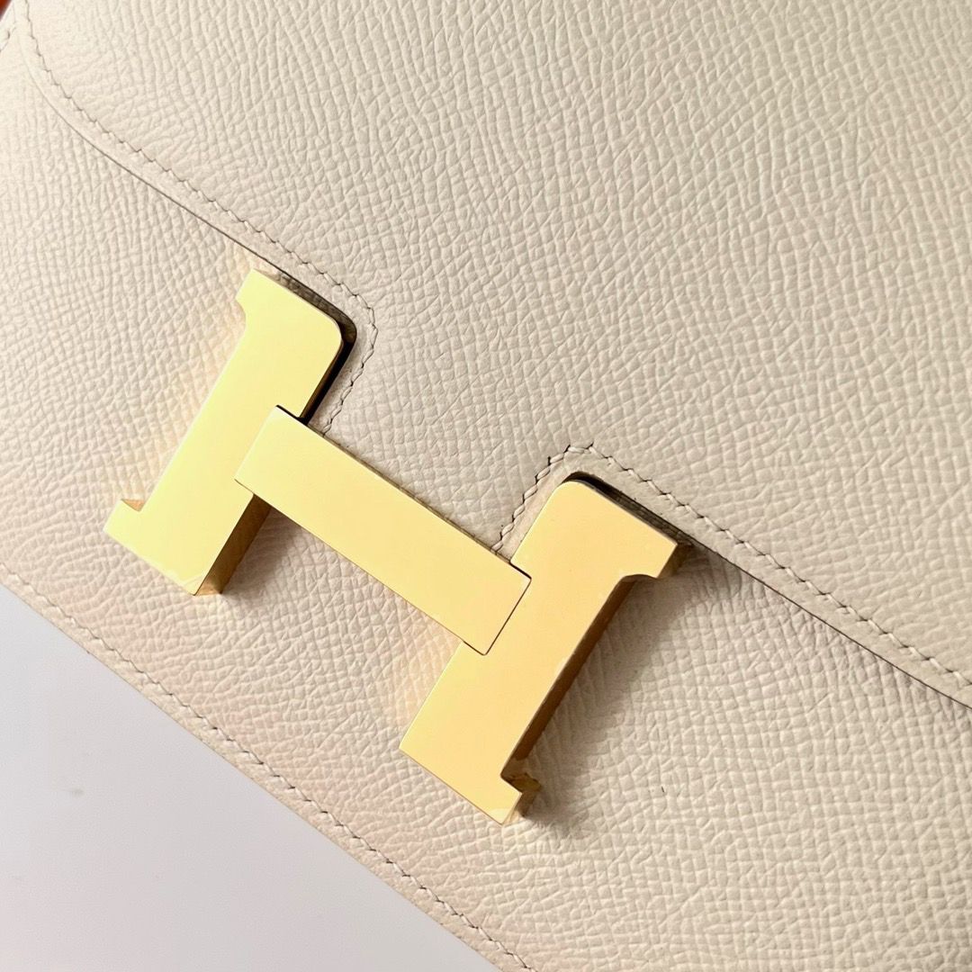 Hermes Constance 1-18 Mirror Bag In Nata Epsom Calfskin - Image 7