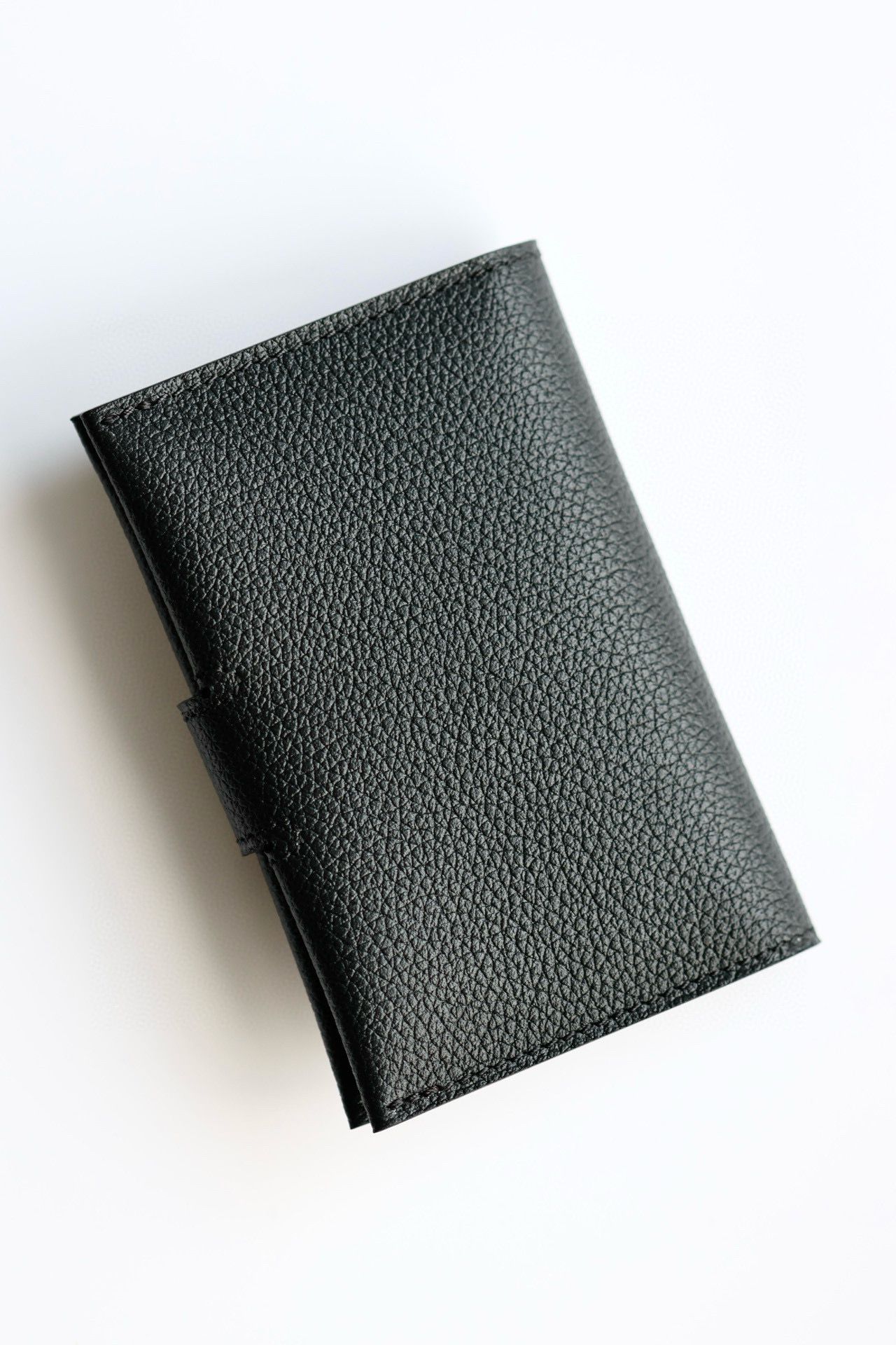 Hermes R.M.S Card Holder in Black Evergrain Calfskin - Image 10