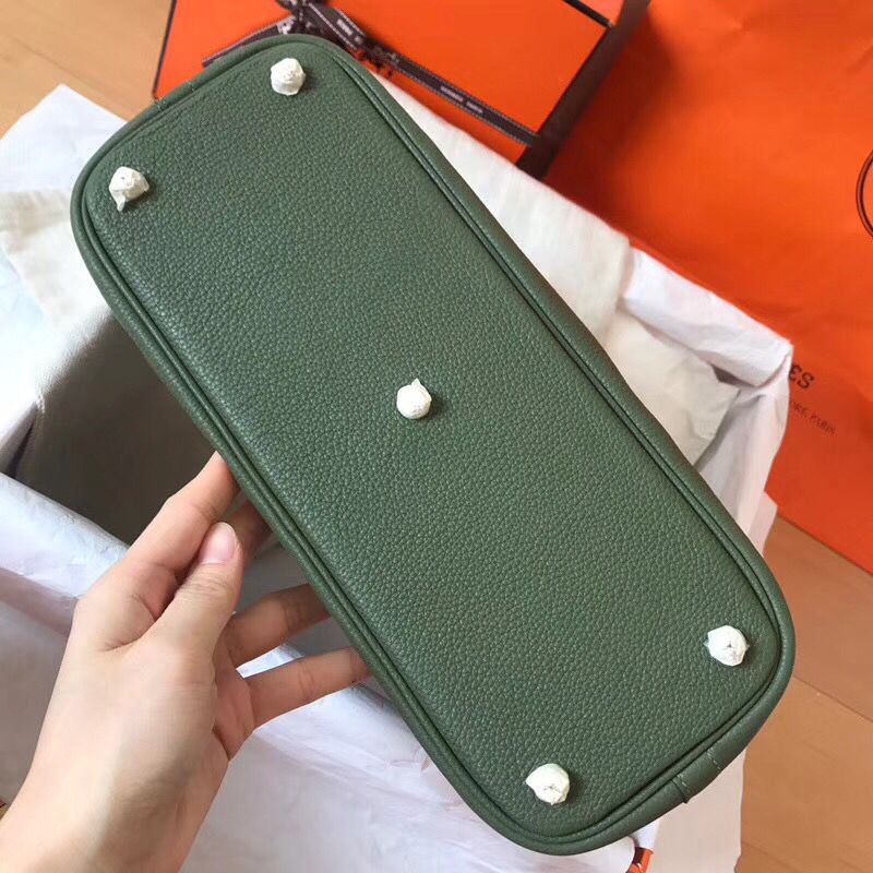 Hermes Bolide 31 Handmade Bag In Canopee Clemence Leather - Image 5