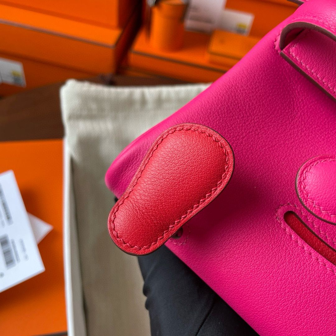 Hermes Kelly Doll Quelle Idole Bag in Rose Mexico Swift Calfskin - Image 6
