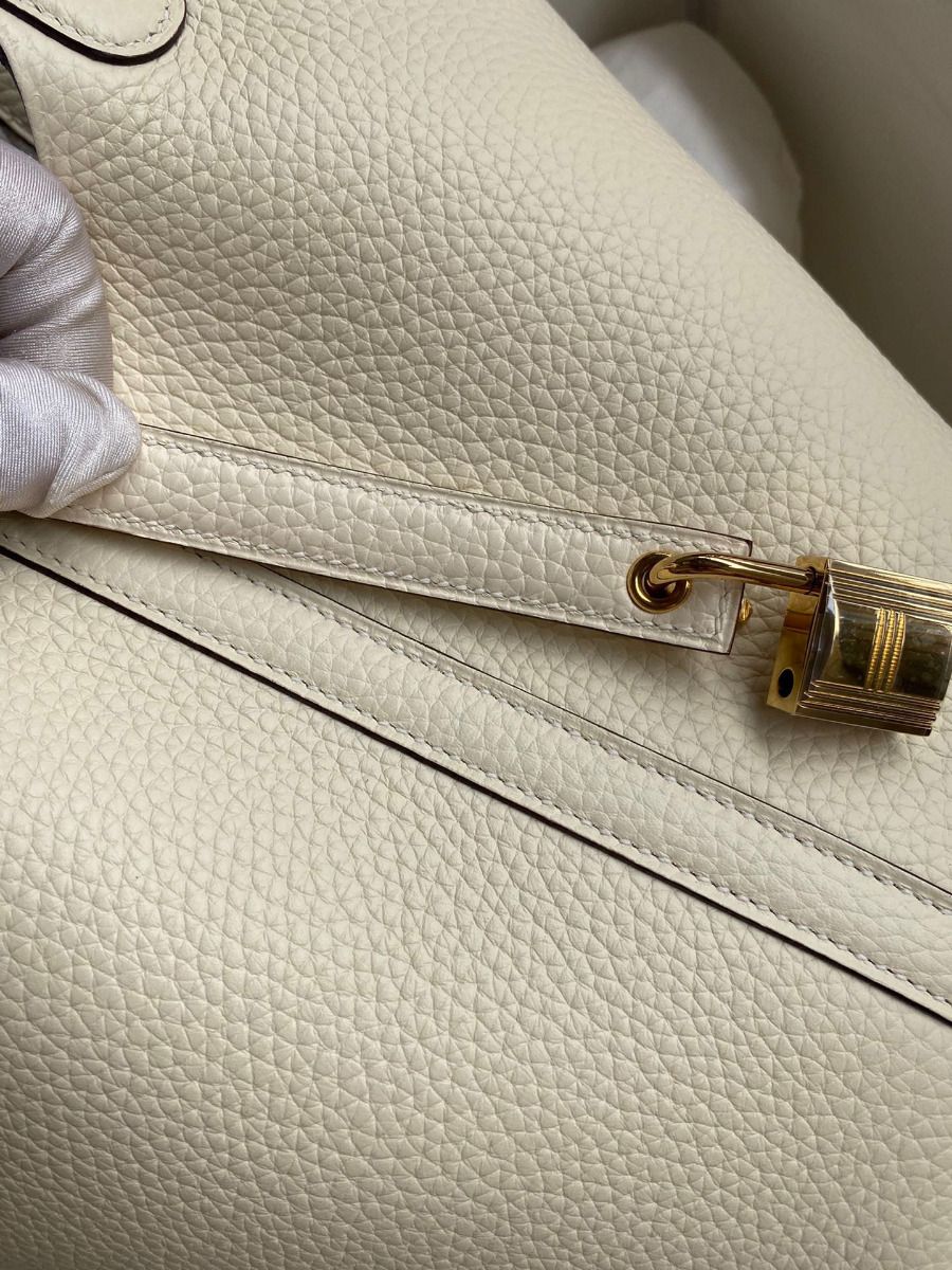 Hermes Picotin Lock 18 Handmade Bag in Nata Clemence Leather - Image 3