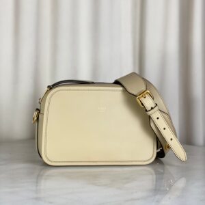 Fendi Beige Opaco F Amido Camera Crossbody Bag