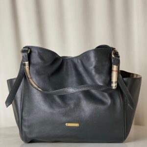 Burberry Black House Check Canterbury Shoulder Bag