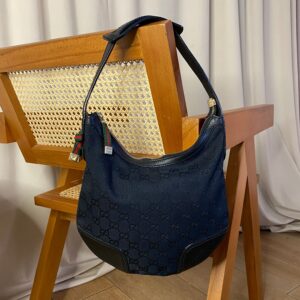 Gucci Black GG Shoulder Bag