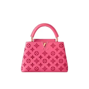 LV Broderie Anglaise Capucines BB Pink - ReplicaBags.is