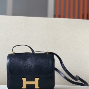 Constance 19 Lizard Nior (89) Gold Hardware