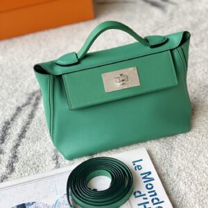 2424 Mini 21 Evercolor And Swift Vert Verone (U1) Palladium Hardware